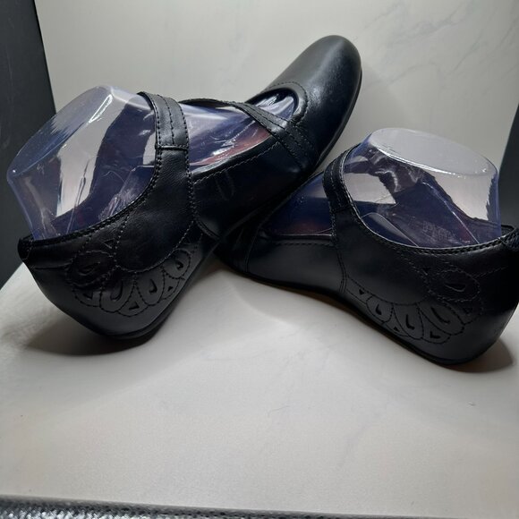 Rockport Cobb Hill Women's Black Double Strap MaryJane Flat (Sharleen) Size 9 - Picture 4 of 7